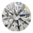 0.9 Carat I VS1 Round Natural Diamond For Sale