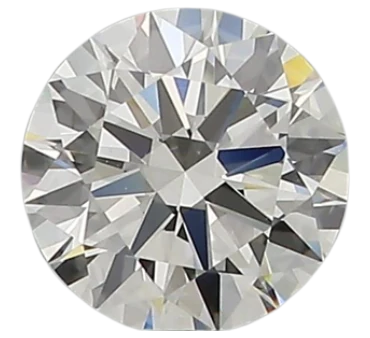 0.9 Carat I VS1 Round Natural Diamond For Sale