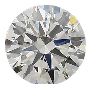 0.9 Carat I VS1 Round Natural Diamond For Sale