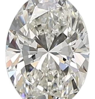 0.53 Carat H VVS2 Oval Natural Diamond Supply