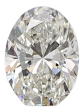 0.53 Carat H VVS2 Oval Natural Diamond Supply