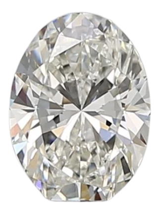 0.53 Carat H VVS2 Oval Natural Diamond Supply