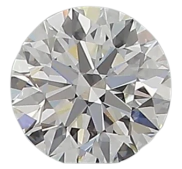 0.5 Carat D VS1 Round Natural Diamond on Sale