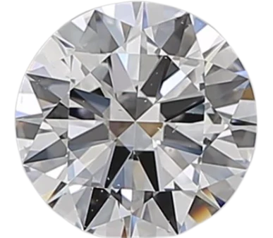 0.96 Carat D SI1 Round Natural Diamond For Cheap