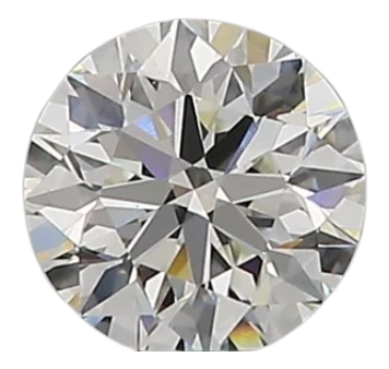 0.41 Carat I VS1 Round Natural Diamond on Sale