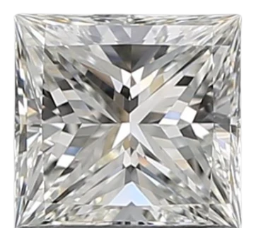 0.9 Carat G VVS2 Princess Natural Diamond Online now