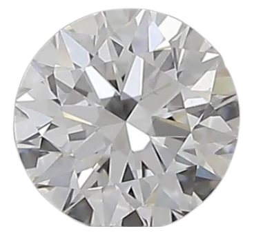 0.3 Carat D SI1 Round Natural Diamond on Sale