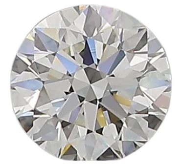 0.5 Carat H VS2 Round Natural Diamond on Sale