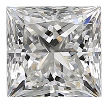 0.93 Carat H VS1 Princess Natural Diamond Hot on Sale