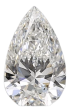 0.83 Carat F SI1 Pear Natural Diamond Supply