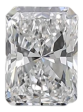 0.53 Carat E VVS1 Radiant Natural Diamond Cheap