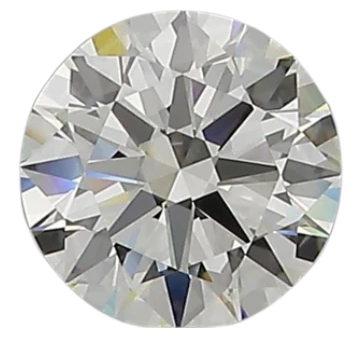 0.9 Carat I IF Round Natural Diamond on Sale