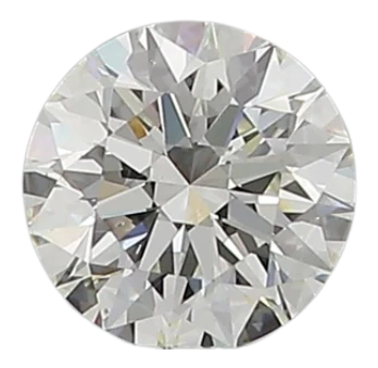 0.56 Carat H VS2 Round Natural Diamond Hot on Sale