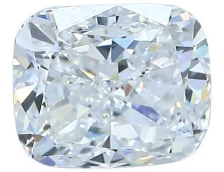 0.9 Carat E SI1 Elongated Cushion Natural Diamond For Sale