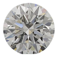 0.42 Carat F VS2 Round Natural Diamond on Sale