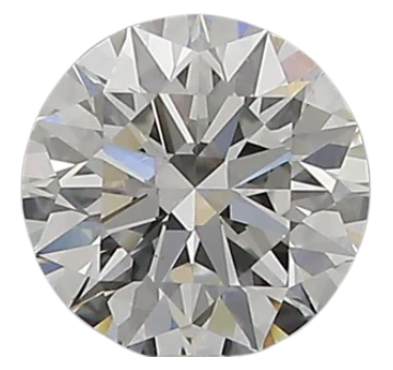 0.42 Carat F VS2 Round Natural Diamond on Sale