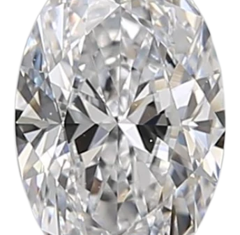 0.7 Carat D VS2 Oval Natural Diamond For Discount