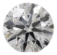 0.9 Carat F VVS2 Round Natural Diamond Cheap