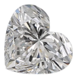 0.73 Carat E VVS2 Heart Natural Diamond Online Sale