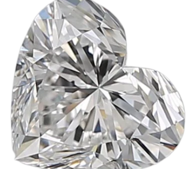 0.73 Carat E VVS2 Heart Natural Diamond Online Sale