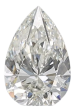 0.91 Carat H VS2 Pear Natural Diamond Supply