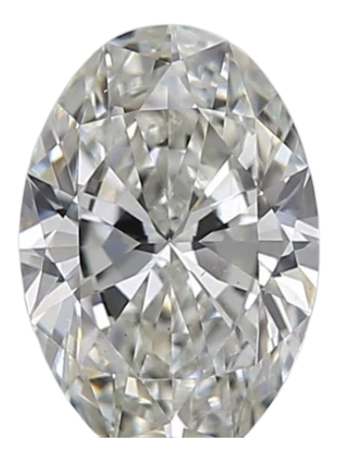 0.62 Carat H VS2 Oval Natural Diamond Hot on Sale