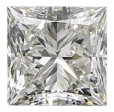 0.9 Carat I VS2 Princess Natural Diamond on Sale