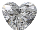 0.47 Carat G VS1 Heart Natural Diamond Fashion