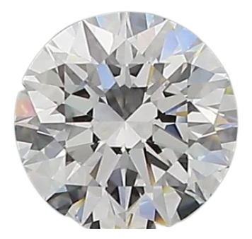 0.6 Carat D VVS1 Round Natural Diamond Fashion