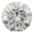 0.4 Carat D VS2 Round Natural Diamond For Discount