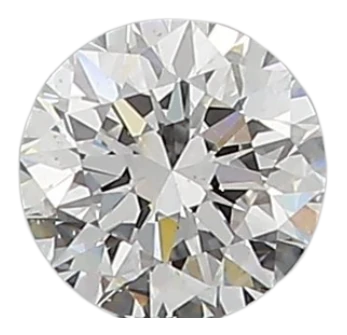 0.4 Carat D VS2 Round Natural Diamond For Discount