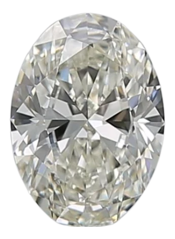 0.72 Carat J IF Oval Natural Diamond Cheap