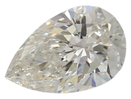 0.75 Carat H VVS2 Pear Lab Diamond Sale