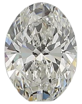 0.5 Carat G VS2 Oval Natural Diamond Fashion