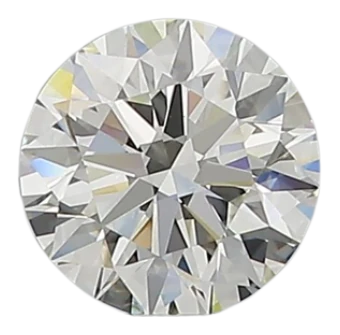 0.8 Carat I VVS2 Round Natural Diamond For Sale