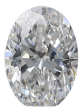 0.7 Carat E VVS1 Oval Natural Diamond Online now