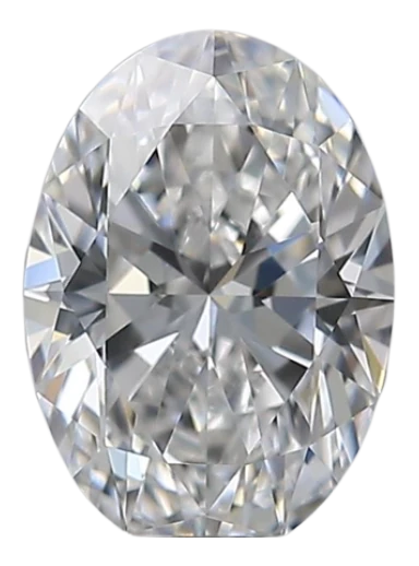 0.7 Carat E VVS1 Oval Natural Diamond Online now