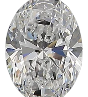 0.51 Carat D VVS1 Oval Natural Diamond Cheap