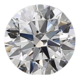 0.8 Carat D SI1 Round Natural Diamond on Sale