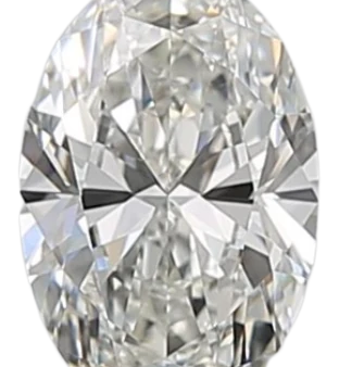 0.51 Carat H VVS1 Oval Natural Diamond Hot on Sale