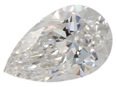 0.74 Carat F VS1 Pear Lab Diamond Discount