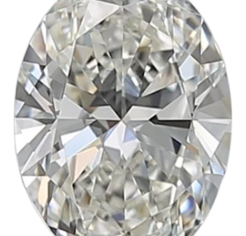 0.9 Carat I VVS1 Oval Natural Diamond Sale