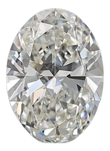 0.9 Carat I VVS1 Oval Natural Diamond Sale