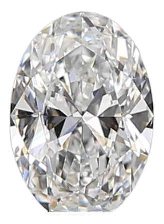 0.52 Carat E VS2 Oval Natural Diamond Online Hot Sale