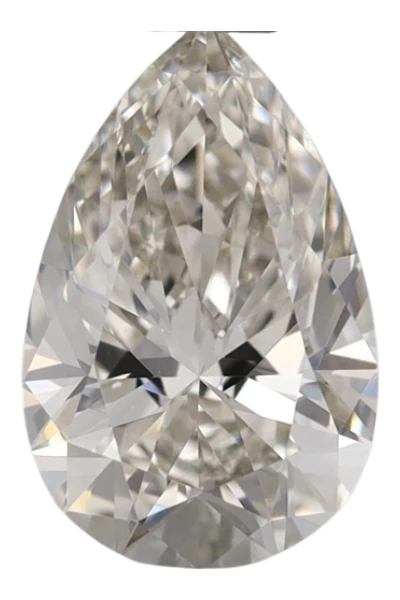 0.74 Carat H VVS2 Pear Lab Diamond Cheap