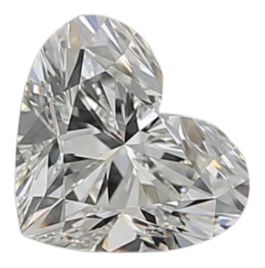 0.9 Carat I VVS2 Heart Natural Diamond Sale