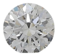 0.4 Carat F VVS2 Round Natural Diamond Fashion