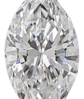 0.72 Carat D VS2 Marquise Natural Diamond For Discount