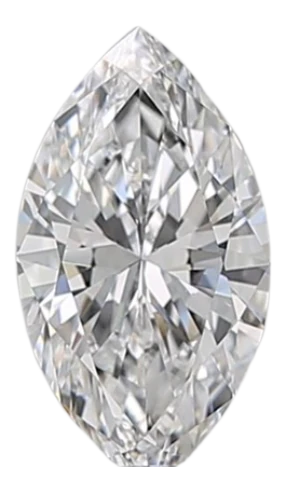 0.72 Carat D VS2 Marquise Natural Diamond For Discount