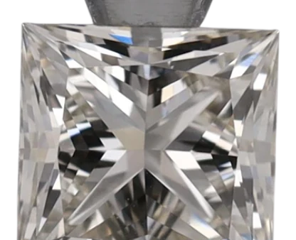 0.52 Carat H VVS2 Princess Lab Diamond For Sale